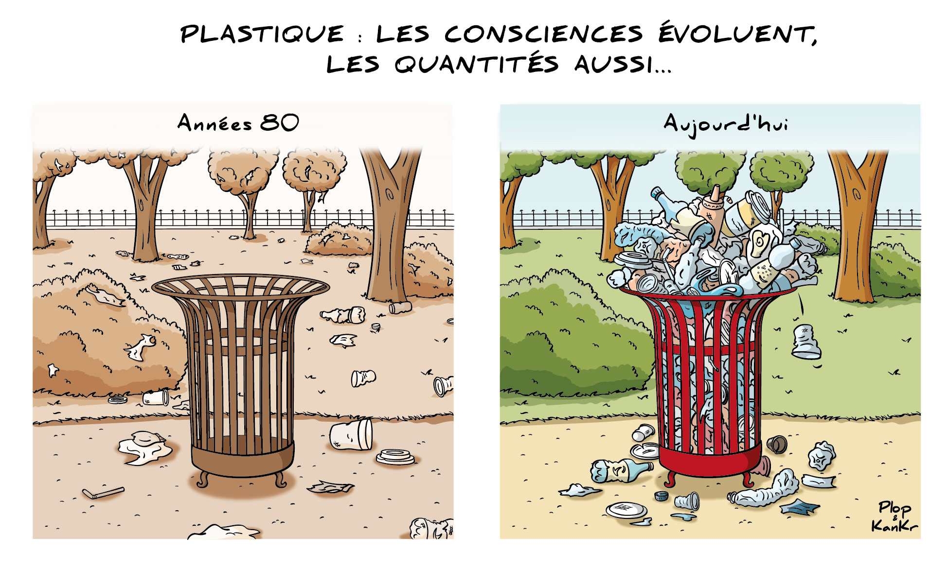 Dessins de Plop & KanKr (via le label national Science avec et pour la société obtenu par l'UPPA)