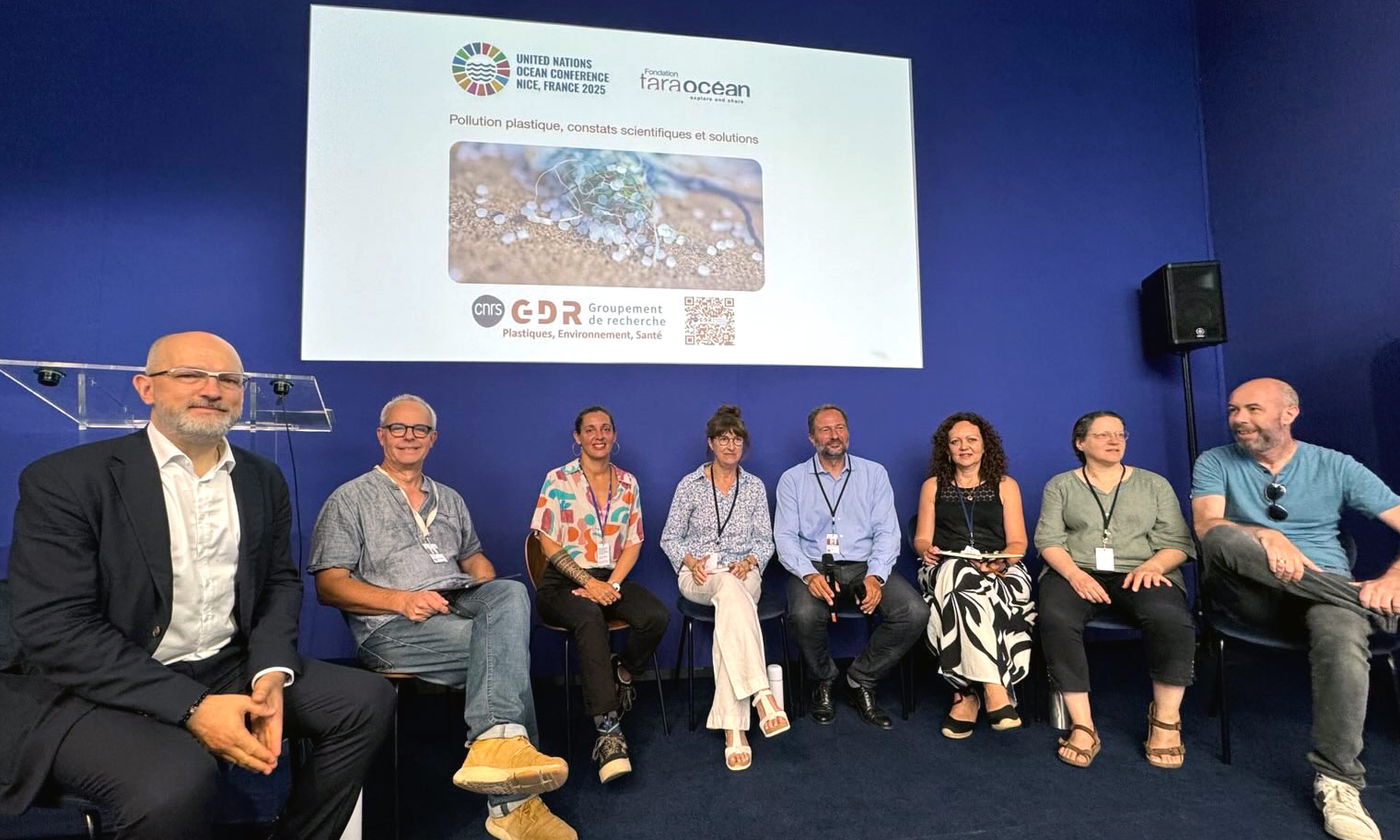 La table ronde CNRS / fondation Tara Océan.