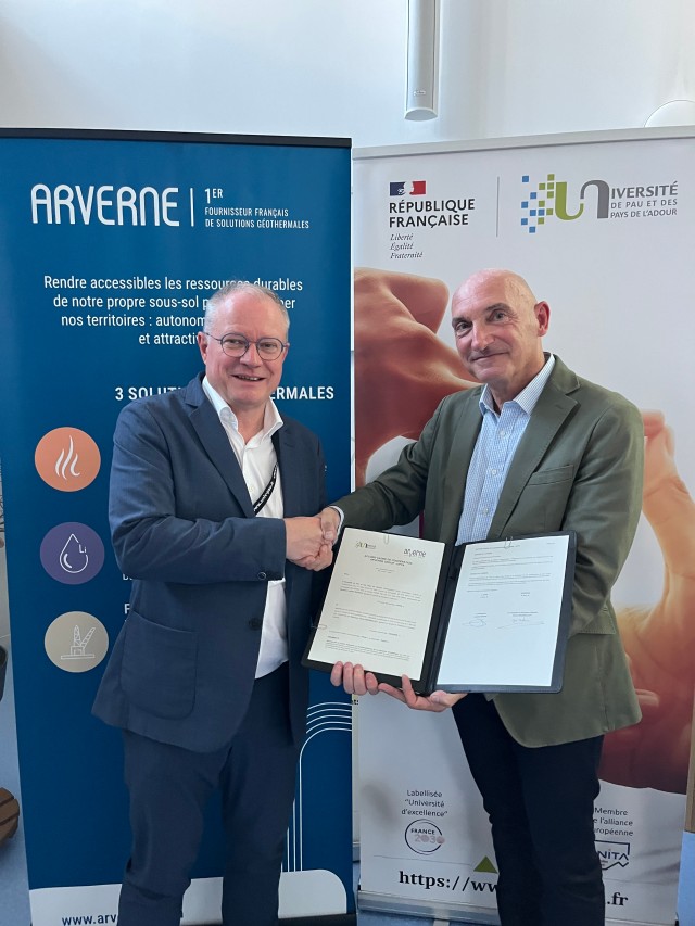Laurent Bordes, pr&eacute;sident de l&rsquo;UPPA, et de Christophe Labes, Directeur Affaires Nouvelles Grand Sud