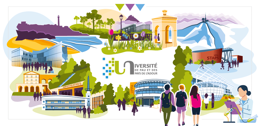 Université de Pau et des Pays de l'Adour - 2022 - Meilleurs vœux - Happy new year - Feliz año nuevo