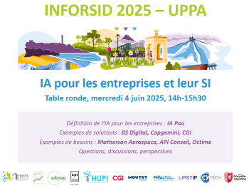 INFORSID 2025 UPPA - IA pour les entreprises et leur SI